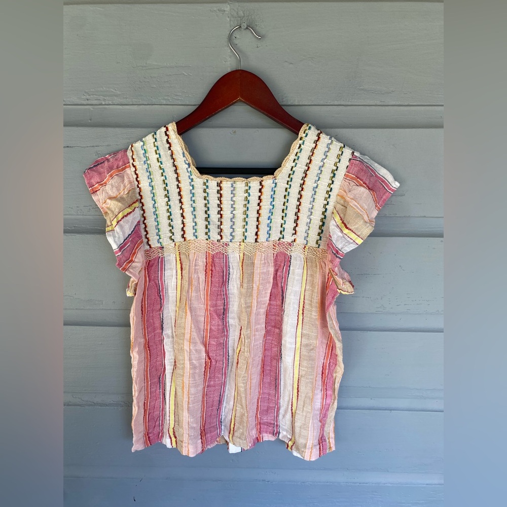 THML Embroidered Top Small - Picture 1 of 4